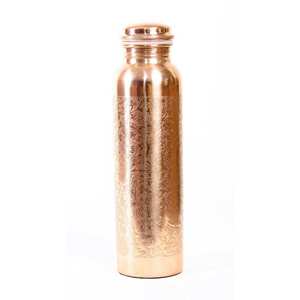 Affordable Custom Copper <b>Water</b> <b>Bottle</b> Printed Design Handcrafted Made in India - Product Image 1