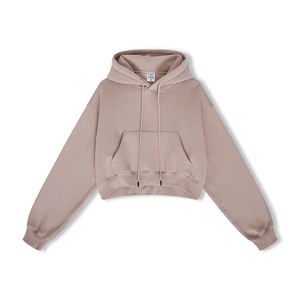 Sudadera Corta y Sudaderas de Tejido Grueso, Top Corto de Invierno, Sudaderas para Hombre, Personalizables, de Algodón, con Logotipo Frontal Extra Grande - Product Image 3