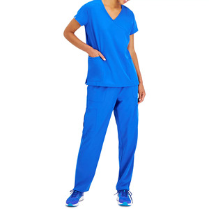 Medical Suits Summer, Hospital Scrubs Polyester Spandex Hospital Medical Nursing <b>Doctor</b> Scrubs <b>Sets</b> Nurse Scrub <b>Sets</b> - Product Image 1