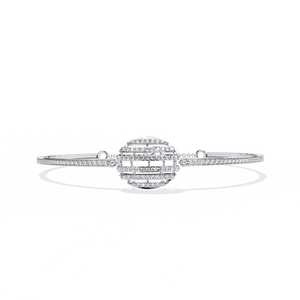 18K <b>Gold</b> Bracelet Adorned with Fabulous Lab Grown Diamonds - Product Image 2