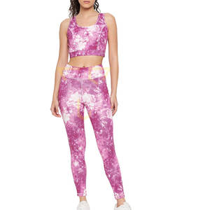 Conjunto de Yoga de Alta Calidad para Mujer, Leggings Largos Cómodos sin Costuras, Elásticos, Personalizados, con Estampado Sólido, Cintura Ajustable, Transpirables - Product Image 1