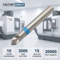 Usine en gros personnalisable 45 degrés chanfreinage CNC fraise en bout OEM remplaçable insérer barre de coupe jetée avec support ODM