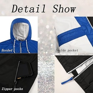 Logo personnalisé Veste coupe-vent d'extérieur pour hommes Veste imperméable coupe-vent personnalisée - Product Image 3