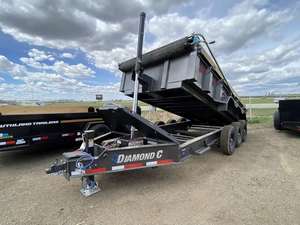 2026 Diamond C LPT 16' Low Profile Telescopic dump <b>trailer</b> 2 axle Wholesale Hydraulic Tilt Aluminum Alloy Full <b>Trailer</b> for <b>Farm</b> - Product Image 6