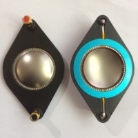 TAIMEI (YUHUI) Remplacement Diaphragme Tweeter NX Audio Pilote 44.4mm Titane Diaphragmes Compression Haut-Parleur Pilote