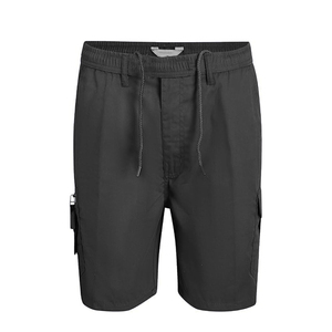 Pantalones Cortos Cargo Negros Personalizados para Hombre, Pantalones Cortos Vaqueros Transpirables y Ecológicos - Product Image 1