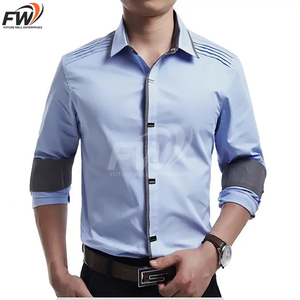 เสื้อเชิ้ตผู้ชายคุณภาพสูง Maxout Sports ดีไซน์ใหม่ ระบายอากาศได้ดี กันยับ แห้งเร็ว คอตั้ง เป็นมิตรกับสิ่งแวดล้อม เนื้อผ้านุ่ม - Product Image 2