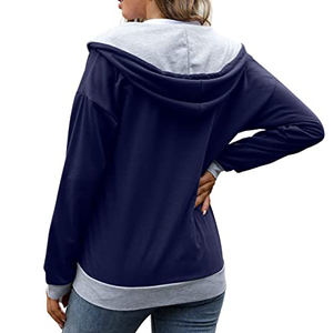 Sudaderas con Capucha, Nueva Llegada, Precio al por Mayor, Cierre Frontal con Bolsillos, Sudadera Ecológica para Mujer, Uso Invernal, Superventas 2022 - Product Image 2