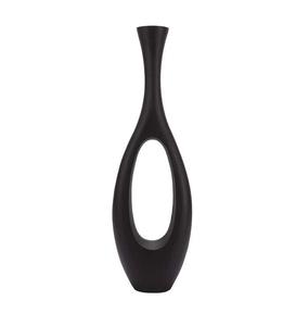 2026 Nordic Handcrafted Metal Aluminium <b>Flower</b> <b>Vase</b> Black Coated <b>Tall</b> <b>Vases</b> Best for Any Decoration Home Decor Purpose - Product Image 1