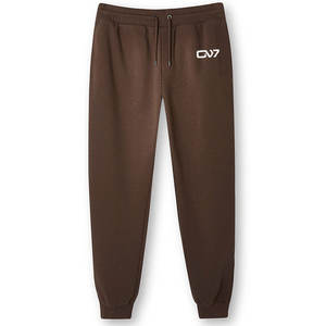 Chándales de lana suave de algodón 100% para hombre, chándales cómodos de alta calidad con diseño de logotipo personalizado, chándales para hombre con estampado - Product Image 4