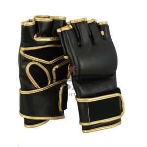 ถุงมือ MMA หนังระบายอากาศได้ดีมีขนาดและสีที่สามารถปรับแต่งได้พิมพ์โลโก้ตามต้องการ - Product Image 5