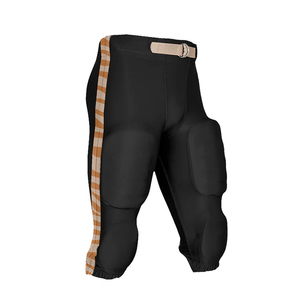 Pantalones integrados acolchados con faja de fútbol americano para entrenamiento, pantalones acolchados de fútbol americano completamente personalizados - Product Image 6