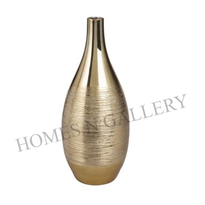 New Arrival Antique Modern Design Golden Metal Iron <b>Flower</b> Vase & Pots Amazing Low Price for Garden Use in India - Product Image 6
