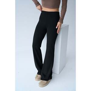 Black Spanish <b>Flare</b> <b>Leggings</b> - Product Image 1