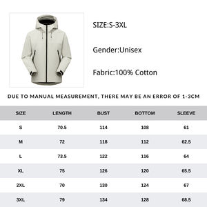 PromotionVeste coupe-vent confortable imperméable de haute qualité pour hommes avec capuche et fermeture éclair Mode de rue décontractée pour l'hiver - Product Image 4