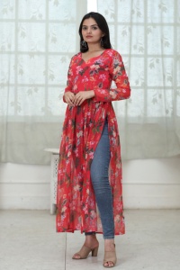 Nayra Cut <b>Kurtis</b> the Ultimate Comfort and Style for Indian & Pakistani Clothing - Product Image 3