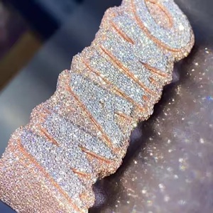 Nueva colección Anillo de oro rosa de 14 quilates cultivado en laboratorio de corte redondo con banda VS Clarity White Diamond - Product Image 3