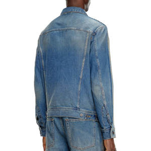 Chaqueta vaquera de estilo callejero con capucha y cómoda para hombre con bolsillos, nueva colección para primavera Otoño Invierno - Product Image 3