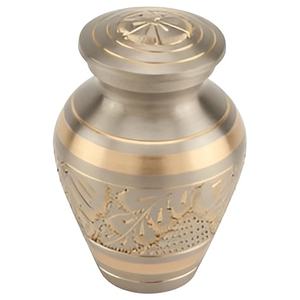 Accesorios funerarios de la más alta calidad, urnas de recuerdo de latón, venta al por mayor, urnas simbólicas de cremación funeraria hechas en la India 2024 - Product Image 4