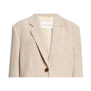 Blazer da Donna in Misto Cotone Testurizzato Rosettan di MALENE BIRGER, Taglia 10, con Decorazione a Bottoni in Colore Naturale - Product Image 5