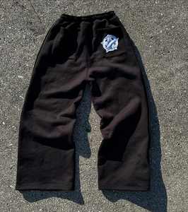 ผ้าโพลีเอสเตอร์/คอตตอนผสมขนสัตว์สำหรับผู้ชาย แบบขายส่ง สั่งทำได้ ทรงหลวม สไตล์สตรีท ยืดหยุ่นปานกลาง ปักลาย ไม่หด แห้งเร็ว - Product Image 4