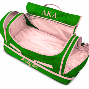 Maleta de Cabina con Ruedas de Pana Alpha Kapa Alpha Sorority, Ruedas Suaves, Asa Telescópica, Gran Capacidad - Product Image 2