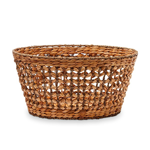 Cesta de jacinto de agua natural para guardar mantas, juguetes y ropa, cestas de excelente calidad. - Product Image 4