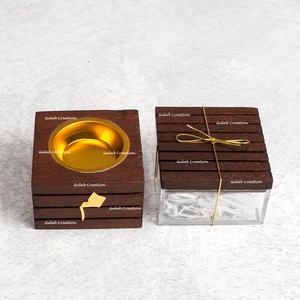 New Arrival 2025 Etsy Top Selling Wooden Bakhoor <b>Burner</b> Trending Design Square Shape <b>Oud</b> <b>Burner</b> Incense <b>Burner</b> - Product Image 2