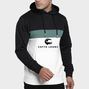 Streetwear hombres sudaderas con capucha transpirable color sólido pullover Tasa de fábrica polar algodón mezclado Premium nueva llegada de alta calidad - Product Image 5