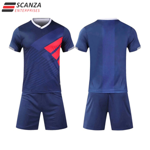 เสื้อฟุตบอลของผู้ชายแบบปรับแต่งได้ชุดกีฬาสไตล์ฝรั่งเศสราคาแข่งขันได้สำหรับทีมดิจิทัล - Product Image 2