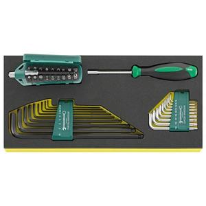 Juego de Herramientas Stahlwille de 38 Piezas, Llaves Allen y Porta-Bits con Puntas en Bandeja TCS - Product Image 1