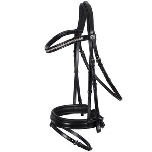 Brida de caballo de cuero genuino de diseño personalizado de alta calidad al por mayor de los fabricantes - Product Image 1