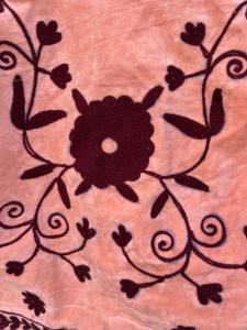 Chaleco de terciopelo Suzani sin mangas para mujer, chaleco bordado a mano, aspecto Vintage, ropa de abrigo rellena de algodón, chaquetas cortas - Product Image 6