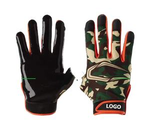 Gants de football américain sur mesure pour l'extérieur Vêtements de sport Récepteur Gants de football américain au design unique Grip à bas prix - Product Image 3