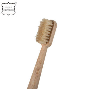 แปรงสีฟันไม้ไผ่ดีไซน์ใหม่ ขนแปรงทำจากขนหมูป่า วัสดุไม้ ผลิตตามแบบ OEM เป็นมิตรกับสิ่งแวดล้อม แปรงสีฟันไม้ไผ่ธรรมชาติ 100% สำหรับผู้ใหญ่ - Product Image 5