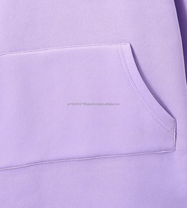 Venta al por mayor de diseño personalizado 100% algodón pulóver Sudadera con capucha larga recortada esencial para los hombres Unisex de gran tamaño sudaderas con capucha de invierno - Product Image 5