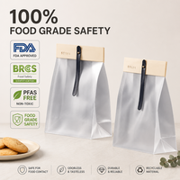 Sacs refermables en Mylar de qualité alimentaire avec logo personnalisé imprimé, pour emballage de snacks, café, aliments pour animaux, avec certification FDA et BRCGS.