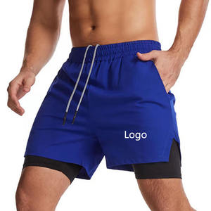 กางเกงขาสั้นออกกำลังกายของผู้ชายมี3สีให้เลือกกางเกงขาสั้นออกกำลังกายสำหรับผู้ชายวัสดุโพลีเอสเตอร์100% นุ่มและยั่งยืนระบายอากาศได้ดี - Product Image 1