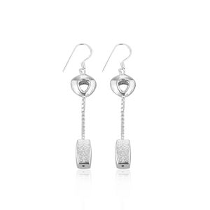 Pendientes Colgantes de Plata de Ley 925 con Diseño Único, Más Vendidos, para Aniversario de Bodas, Joyería de Plata Lisa Hecha a Mano - Product Image 1