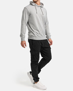 Sudaderas con Capucha de Manga Larga para Hombre, Bordado con Logotipo, Alta Calidad, Antiencogimiento, Ajuste Holgado, Color Sólido, para Invierno - Product Image 1