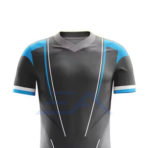 Uniforme de Fútbol para Hombre de Talla Grande, Transpirable, 100% Poliéster, Sin Costuras, de Secado Rápido, Personalizable, al por Mayor, Sostenible - Product Image 4
