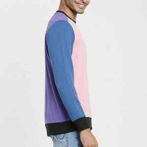 Wholesale Solid Men's Casual Streetwear Sweatshirt Custom Logo 360g Heavyweight Cotton Oversized <b>Drop</b> Shoulder - Product Image 3