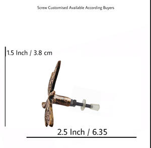 Antique en fonte Dragon Fly animaux meubles en laiton porte et tiroir armoire boutons pour armoire commode cuisine chambre Application - Product Image 3