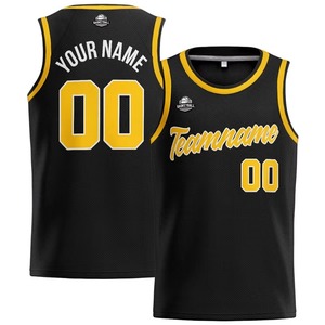 <b>Black</b> Basketball Vest <b>Men's</b> Children Custom Personality Name Number Sport <b>Tank</b> <b>Top</b> Summer Street Fashion Knitted Sporty - Product Image 2