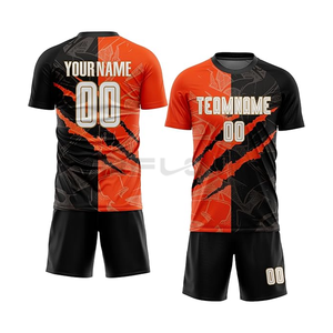Kit de fútbol americano, superventas, 100%, tela de poliéster, camiseta de fútbol, transpirable, secado rápido, ajuste, sublimación personalizada, Impresión de logotipo - Product Image 5