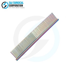 Peine de peluquero de edición limitada de venta superior acero inoxidable pulido a mano con artículo de colector de número de serie para profesionales - Product Image 6