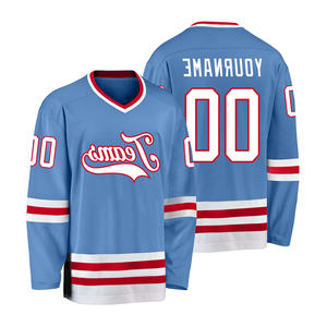 2025 personnalisé personnalisé maillot de Hockey sur glace en gros haut cousu Sublimation nouveau Design équipe broderie Logo vêtements de Hockey sur glace - Product Image 3