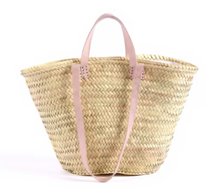Cesta marroquí hecha a mano, bolsa de playa, bolsa de mercado francés, cesta de playa, cesta de Mercado Grande - Product Image 3