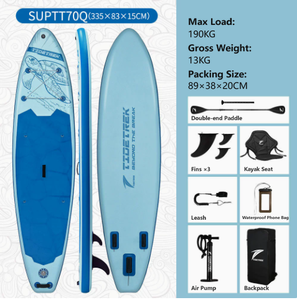 Planche de <span class=keywords><strong>paddle</strong></span> <span class=keywords><strong>gonflable</strong></span> personnalisée en gros, planche de surf souple ISUP, ensemble complet de sports nautiques SUP - Product Image 1