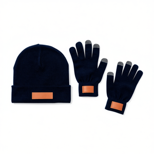 Accessoires de sports d'hiver, ensemble personnalisé de chapeau et de gants Prasan - Product Image 3